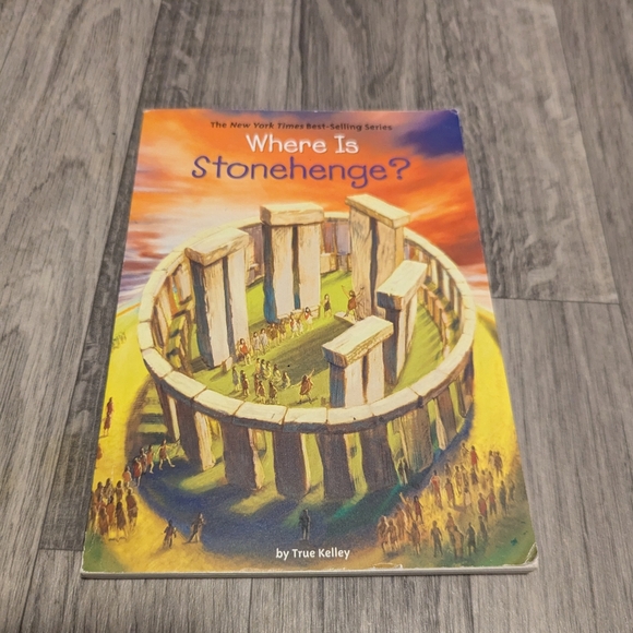 Penguin Other - Where Is Stonehenge? Paperback Book Written By True Kelley